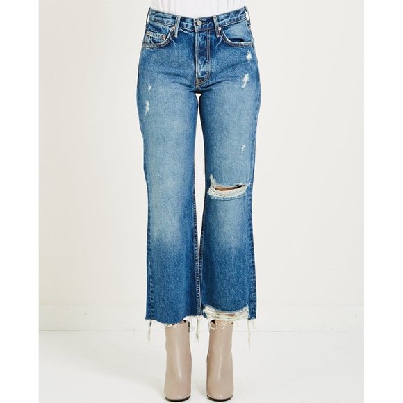 GRLFRND Denim - NWT Grlfrnd Linda High-Rise Pop Crop Jean Zodiac
